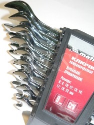 Набор гаечных ключей комбинированных Matrix CrV 6-22 мм (9 шт.) 15424