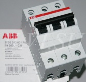 Автоматический выключатель ABB SH203L 3P тип С 25А 4,5 кА на DIN-рейку