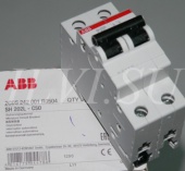 Автоматический выключатель ABB SH202L 2P тип С 50А 4,5 кА на DIN-рейку