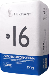 Гипс высокопрочный Г-16 Samaragips 40кг
