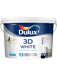 Краска интерьерная Dulux 3D White база BW белая 5 л