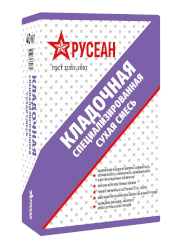 Смесь цементно-песчаная ЦПС Русеан кладочная специализированная 40 кг