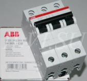 Автоматический выключатель ABB SH203L 3P тип С 32А 4,5 кА на DIN-рейку