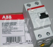 УЗО ABB FH202 2P 63А 30 мА тип АС