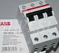 Автоматический выключатель ABB SH203L 3P тип С 10А 4,5 кА на DIN-рейку